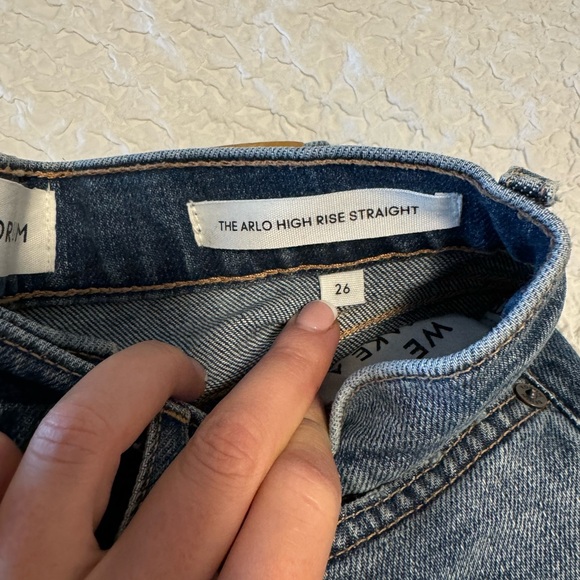 Denim Forum Arlo Straight Jean - Picture 3 of 3